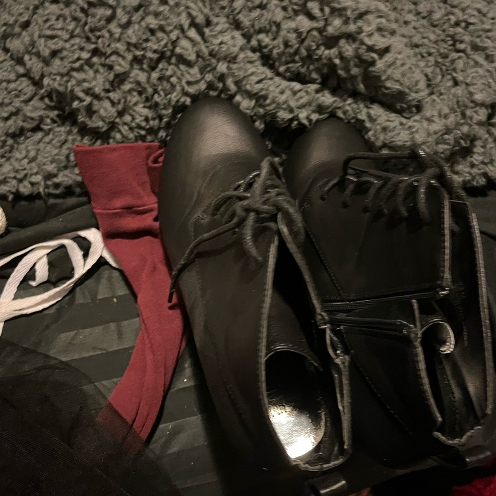 Black booties